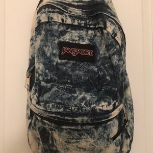 ✨FLASH SALE✨ Jansport Acid Wash Denim Backpack
